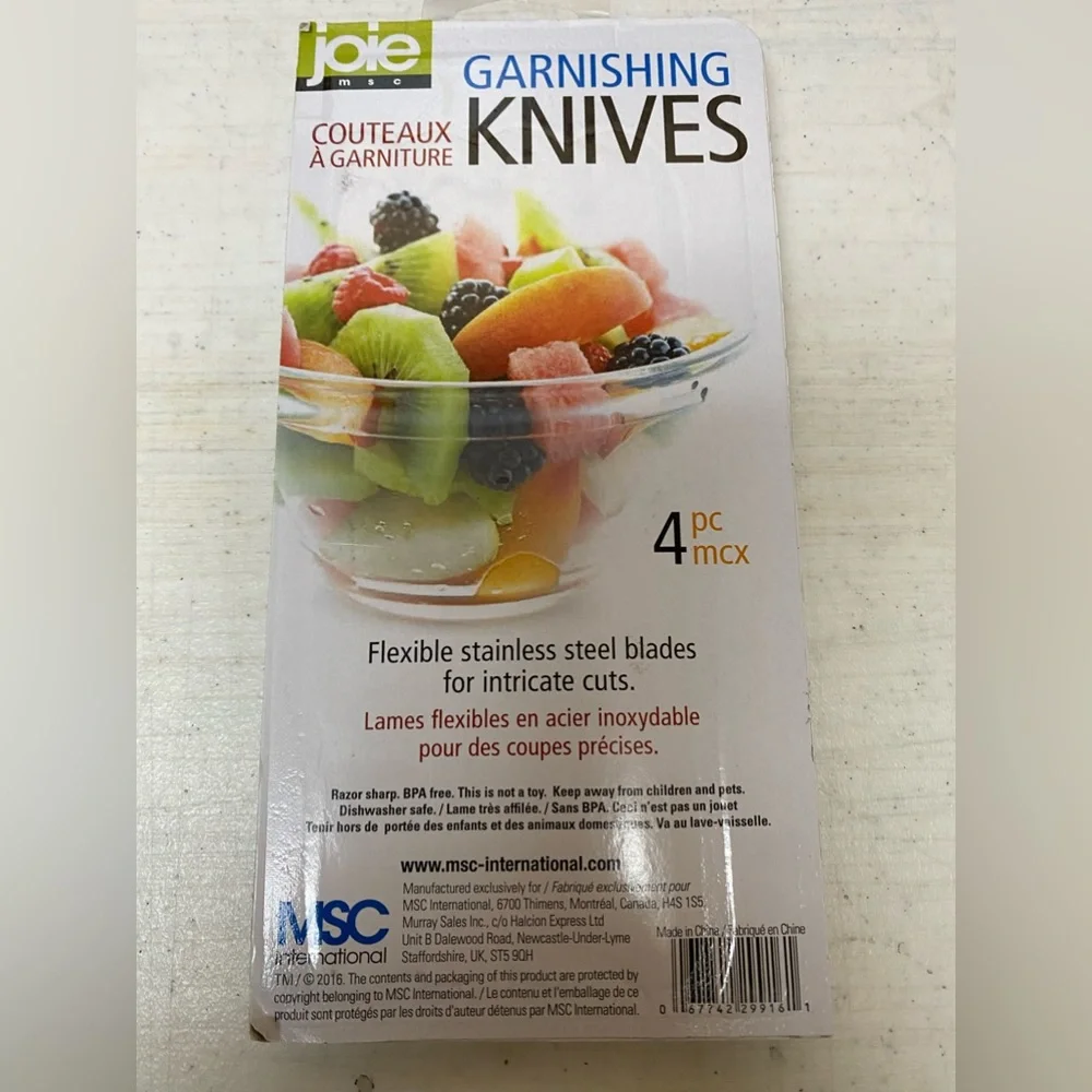 Joie garnishing knives